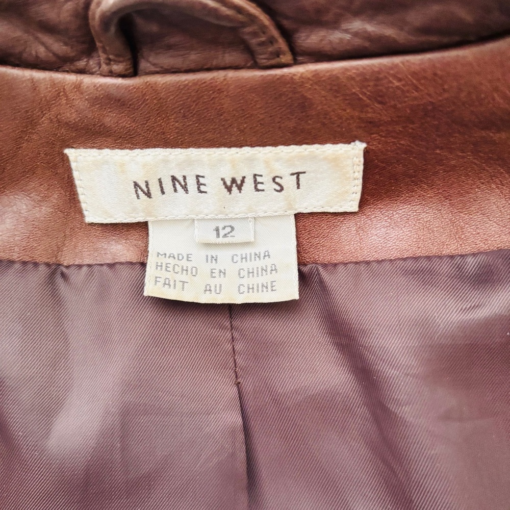 Nine West Moto Jacket Size 12. - Picture 4 of 13
